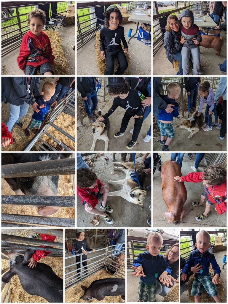 Ms. Wagners' class enjoyed AG day with animals and a hay ride. 